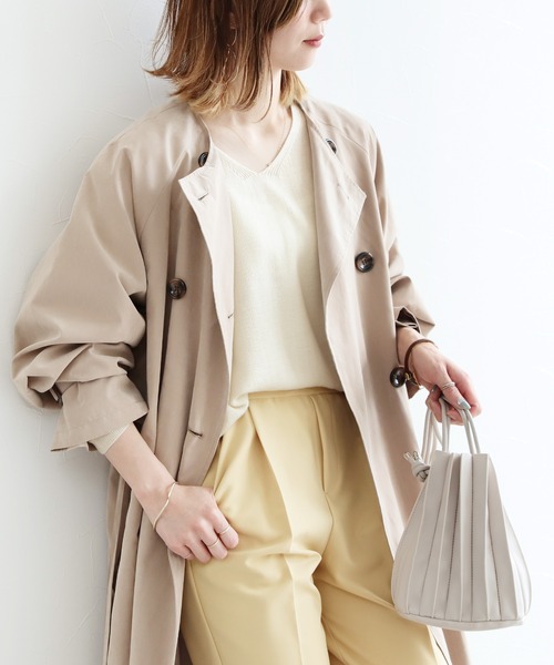 reca(レカ)の「Vネックニットプルオーバー(ニット/セーター・レディース・ラベンダー/ピンクベージュ/ミント/オフホワイト・FREE)」の6枚目の写真