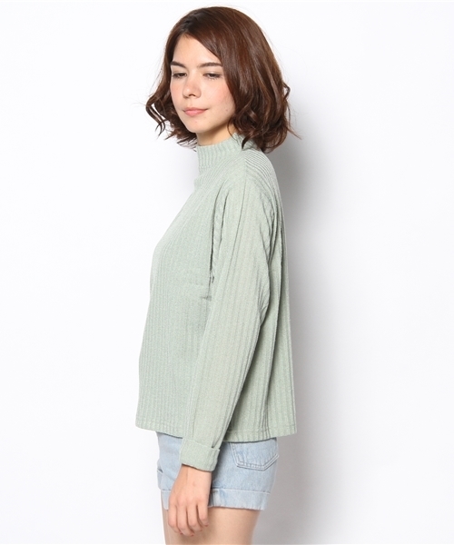 Kastane（カスタネ）の「【Kastane】ハイネックプルオーバー（Tシャツ/カットソー・レディース・ミント/レッド・FREE）」の8枚目の写真