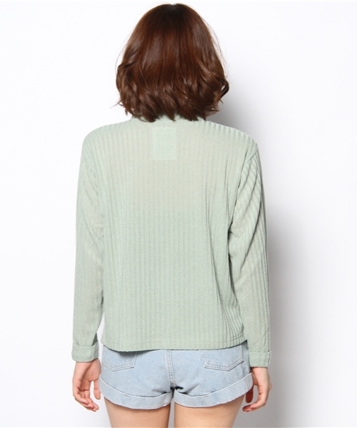 Kastane（カスタネ）の「【Kastane】ハイネックプルオーバー（Tシャツ/カットソー・レディース・ミント/レッド・FREE）」の3枚目の写真