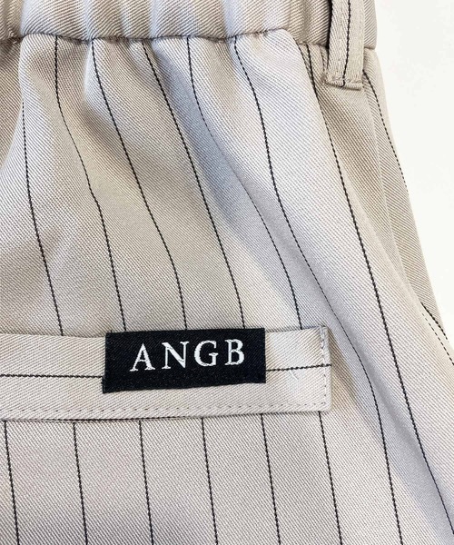 ANDGEEBEE(アンジービー)の「ストライプショーパン(その他パンツ・レディース・ベージュ/ブラック・MEDIUM)」の7枚目の写真