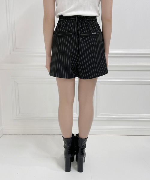 ANDGEEBEE(アンジービー)の「ストライプショーパン(その他パンツ・レディース・ベージュ/ブラック・MEDIUM)」の11枚目の写真