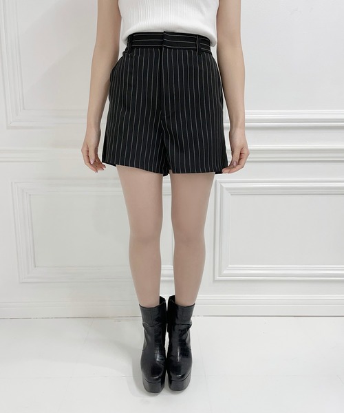 ANDGEEBEE(アンジービー)の「ストライプショーパン(その他パンツ・レディース・ベージュ/ブラック・MEDIUM)」の18枚目の写真