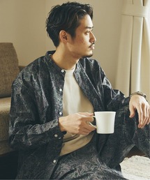 JOURNAL STANDARD | 【シャツ+パンツ+巾着袋3点セット】春夏部屋着 /ワンマイル　セットアップ /オーバーサイズ/バンドカラーシャツ/バルーンパンツ［8色展開/ペイズリー/バンダナ/無地/総柄］[ユニセックス対応](セットアップ)