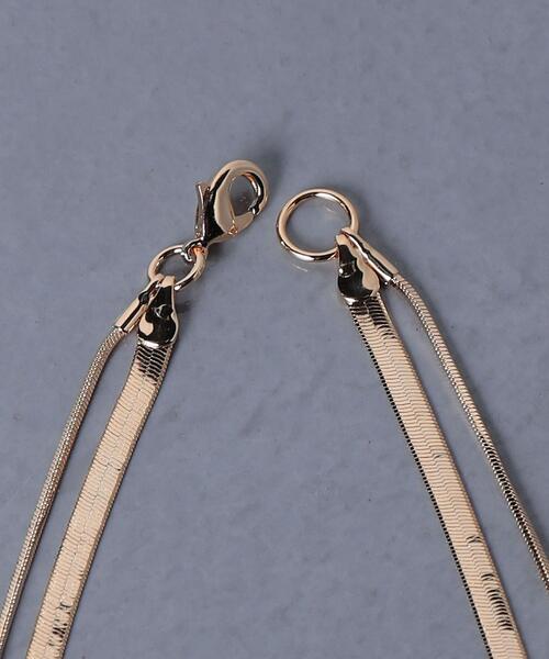 UNITED ARROWS（ユナイテッドアローズ）の「UWCMD ダブル チェーン ネックレス（ネックレス・レディース・ゴールド・FREE）」の6枚目の写真