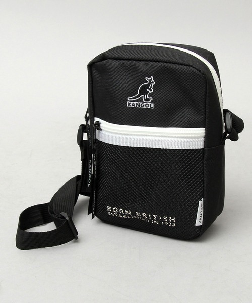 KANGOL（カンゴール）の「メッシュポケット 縦型 ミニショルダーバッグ（ショルダーバッグ・メンズ・ブラック/ブラック系その他・FREE）」の8枚目の写真