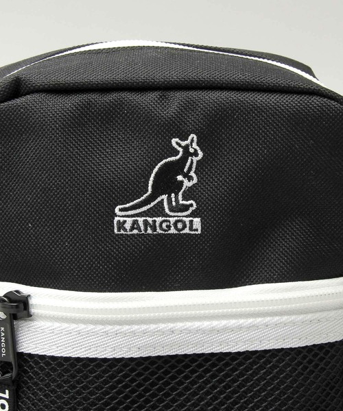 KANGOL（カンゴール）の「メッシュポケット 縦型 ミニショルダーバッグ（ショルダーバッグ・メンズ・ブラック/ブラック系その他・FREE）」の6枚目の写真
