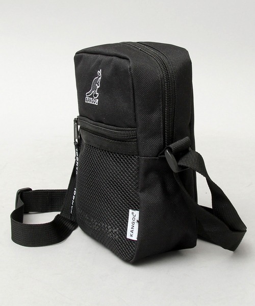 KANGOL（カンゴール）の「メッシュポケット 縦型 ミニショルダーバッグ（ショルダーバッグ・メンズ・ブラック/ブラック系その他・FREE）」の9枚目の写真