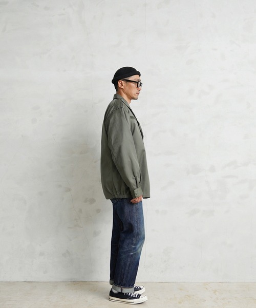 MILITARY（ミリタリー）の「実物 新品 デッドストック フランス軍 F-1ジャケット 2ポケット（ミリタリージャケット・メンズ・オリーブ・120L）」の14枚目の写真