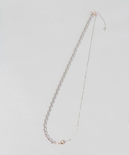 JEANASIS（ジーナシス）の「マルチWAYボールネックレス/944276（ネックレス・レディース・シルバー/ゴールド・FREE）」の5枚目の写真