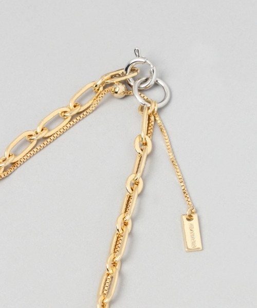 JEANASIS（ジーナシス）の「マルチWAYボールネックレス/944276（ネックレス・レディース・シルバー/ゴールド・FREE）」の10枚目の写真