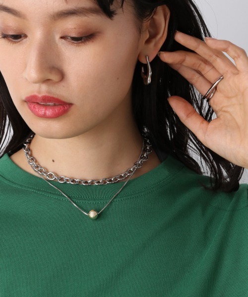 JEANASIS（ジーナシス）の「マルチWAYボールネックレス/944276（ネックレス・レディース・シルバー/ゴールド・FREE）」の3枚目の写真