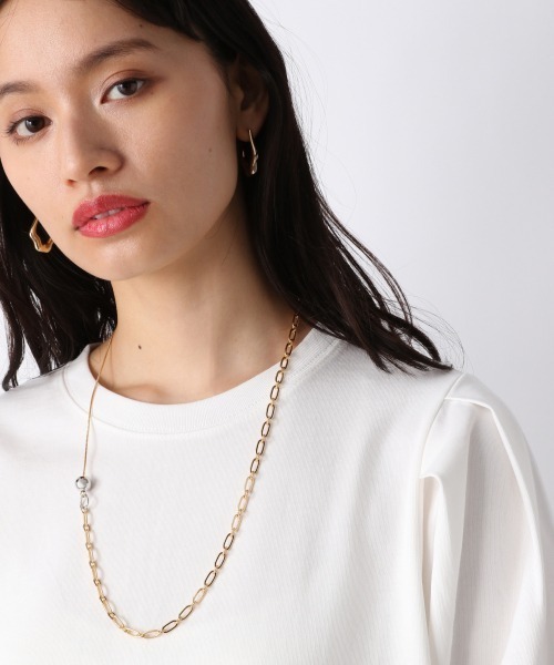 JEANASIS（ジーナシス）の「マルチWAYボールネックレス/944276（ネックレス・レディース・シルバー/ゴールド・FREE）」の4枚目の写真