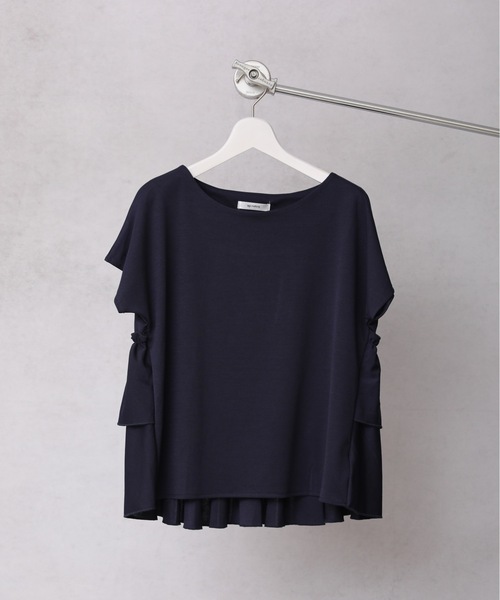 ap retro(アプレトロ)の「バック2段フリルTEE【ZOZO限定アイテム】(Tシャツ/カットソー・レディース・ホワイト/ブラック/ベージュ/ネイビー・FREE)」の13枚目の写真