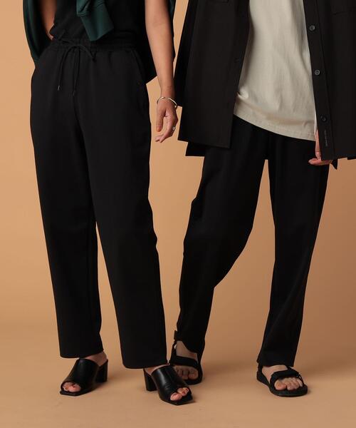 FEELING MADE（フィーリングメイド）の「FEELING MADE ストレッチポンチ ジョガーパンツ（その他パンツ・レディース・ダークグリーン/ダークグレー/ブラック/ベージュ・MEDIUM/LARGE/SMALL）」の5枚目の写真