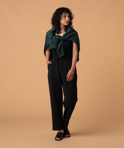 FEELING MADE（フィーリングメイド）の「FEELING MADE ストレッチポンチ ジョガーパンツ（その他パンツ・レディース・ダークグリーン/ダークグレー/ブラック/ベージュ・MEDIUM/LARGE/SMALL）」の8枚目の写真