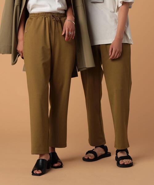 FEELING MADE（フィーリングメイド）の「FEELING MADE ストレッチポンチ ジョガーパンツ（その他パンツ・レディース・ダークグリーン/ダークグレー/ブラック/ベージュ・MEDIUM/LARGE/SMALL）」の13枚目の写真