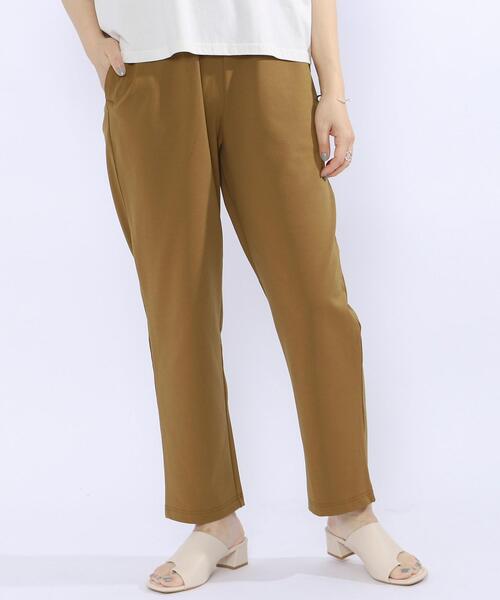 FEELING MADE（フィーリングメイド）の「FEELING MADE ストレッチポンチ ジョガーパンツ（その他パンツ・レディース・ダークグリーン/ダークグレー/ブラック/ベージュ・MEDIUM/LARGE/SMALL）」の19枚目の写真