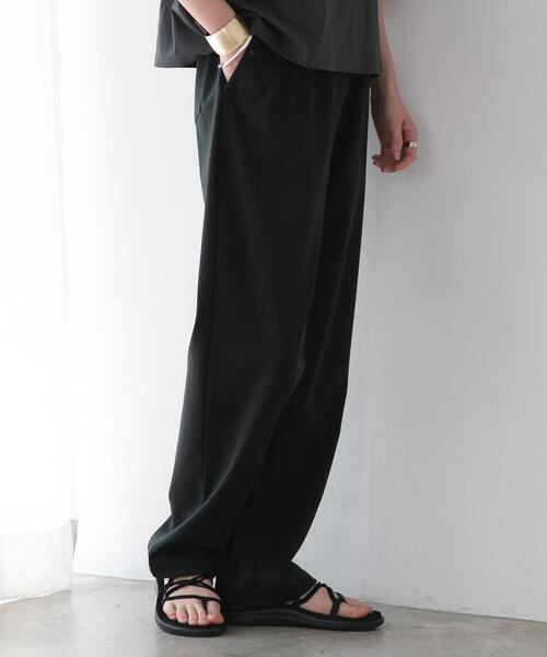 FEELING MADE（フィーリングメイド）の「FEELING MADE ストレッチポンチ ジョガーパンツ（その他パンツ・レディース・ダークグリーン/ダークグレー/ブラック/ベージュ・MEDIUM/LARGE/SMALL）」の21枚目の写真