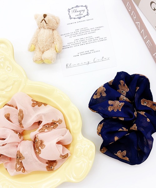 WESTSEA（ウエストシー）の「シュシュ ヘアゴム アクセサリー  韓国デザイン（シュシュ・レディース・その他3/その他1/その他4/その他8/その他6/その他7/その他2/その他5/その他/ホワイト系その他・FREE）」の4枚目の写真