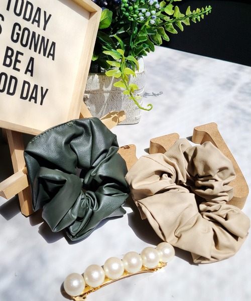 WESTSEA（ウエストシー）の「シュシュ ヘアゴム アクセサリー  韓国デザイン（シュシュ・レディース・その他3/その他1/その他4/その他8/その他6/その他7/その他2/その他5/その他/ホワイト系その他・FREE）」の9枚目の写真