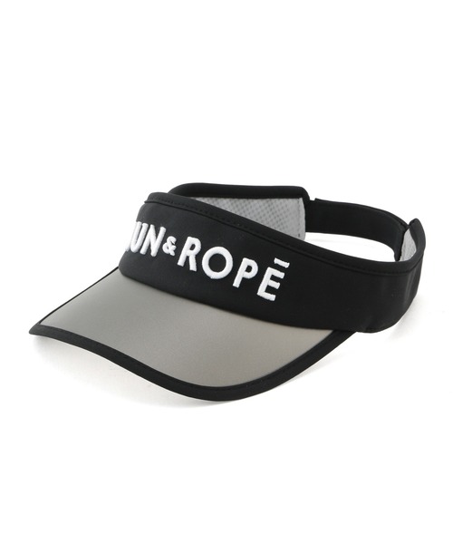 JUN&ROPE'（ジュンアンドロペ）の「セルクリアバイザー（サンバイザー・レディース・ホワイト/ブラック/ピンク・FREE）」の3枚目の写真