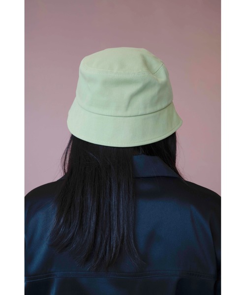 reI'm（リアイム）の「【丸山礼】シンプルにロゴ入りバケットハット（ハット・レディース・ブラック/ライトグリーン/アイボリー・FREE）」の5枚目の写真