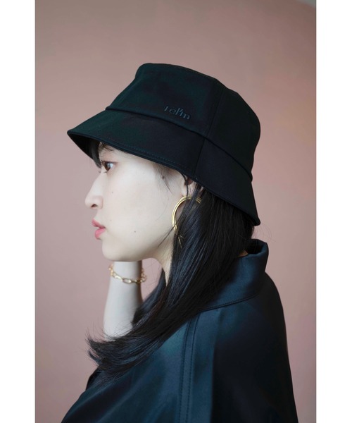 reI'm（リアイム）の「【丸山礼】シンプルにロゴ入りバケットハット（ハット・レディース・ブラック/ライトグリーン/アイボリー・FREE）」の7枚目の写真