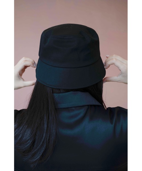 reI'm（リアイム）の「【丸山礼】シンプルにロゴ入りバケットハット（ハット・レディース・ブラック/ライトグリーン/アイボリー・FREE）」の9枚目の写真
