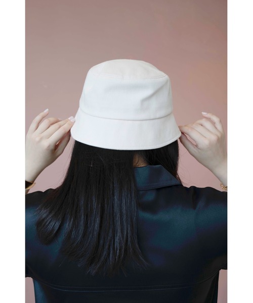 reI'm（リアイム）の「【丸山礼】シンプルにロゴ入りバケットハット（ハット・レディース・ブラック/ライトグリーン/アイボリー・FREE）」の14枚目の写真