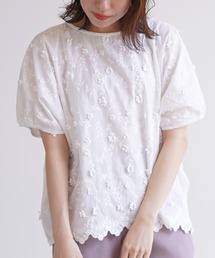 rps | ３Ｄ刺繍レースプルオーバー(シャツ/ブラウス)