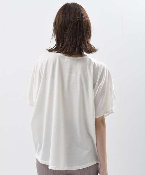 rps（アールピーエス）の「３Ｄ刺繍レースプルオーバー（シャツ/ブラウス・レディース・チャコールグレー/オフホワイト/ミント・M）」の16枚目の写真