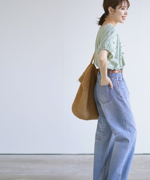 rps（アールピーエス）の「３Ｄ刺繍レースプルオーバー（シャツ/ブラウス・レディース・チャコールグレー/オフホワイト/ミント・M）」の15枚目の写真