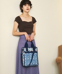 LeSportsac（レスポートサック）の「【雑誌掲載】LeSportsac × reyn spooner  SMALL N/S TOTE　ラハイナセイラーミックス（トートバッグ・キッズ）」