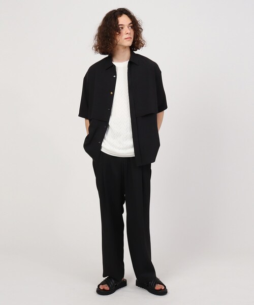 tk.TAKEO KIKUCHI（ティーケータケオキクチ）の「◆ダブルヨークシャツセットアップ（シャツ＋パンツセット）（シャツ/ブラウス・メンズ・ブラック/グレー/カーキ・01/02/03）」の11枚目の写真