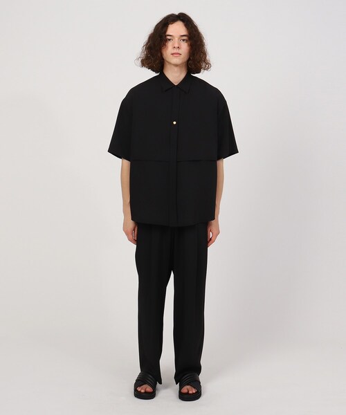 tk.TAKEO KIKUCHI（ティーケータケオキクチ）の「◆ダブルヨークシャツセットアップ（シャツ＋パンツセット）（シャツ/ブラウス・メンズ・ブラック/グレー/カーキ・01/02/03）」の12枚目の写真