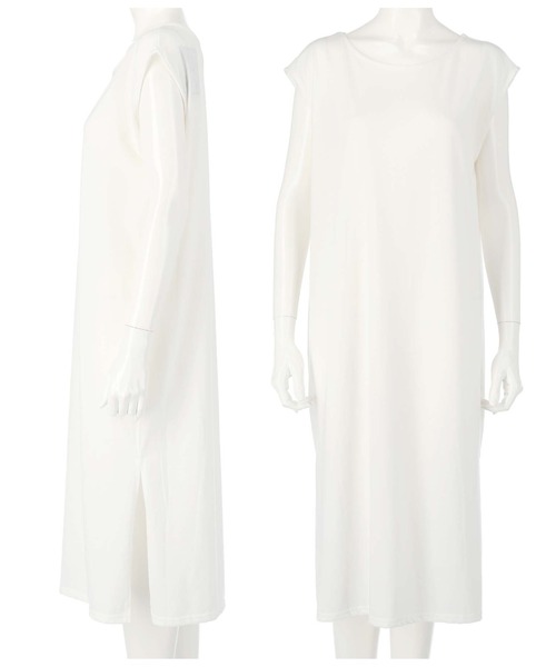 Alluge（アルージュ）の「クロシェニットワンピース&カットワンピースセットアップ（ワンピース・レディース・ブルー/グリーン・FREE）」の15枚目の写真