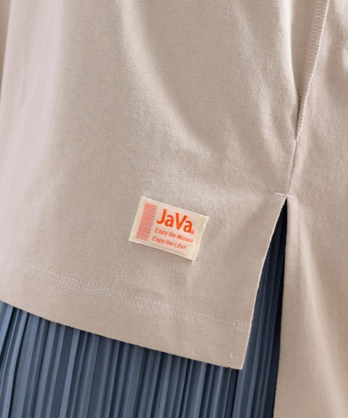 Java(ジャバ)の「《JaVaジャバ コラボ》切替えビッグシルエット長袖Tee(Tシャツ/カットソー・レディース・グレイッシュベージュ/チャコールグレー/ベージュ/ホワイト/ブラック・MEDIUM/LARGE/X-LARGE/SMALL)」の22枚目の写真