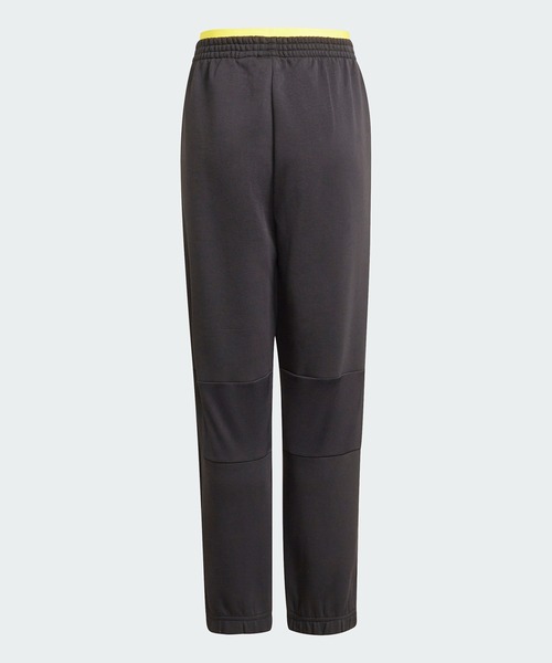 adidas（アディダス）の「LEGO ムーブ AEROREADY トラックパンツ [LEGO Move AEROREADY Track Pants] アディダス（キッズ/子供用）（スウェットパンツ・キッズ・ブラック×イエロー・100/110/120/130/140/150/160）」の2枚目の写真