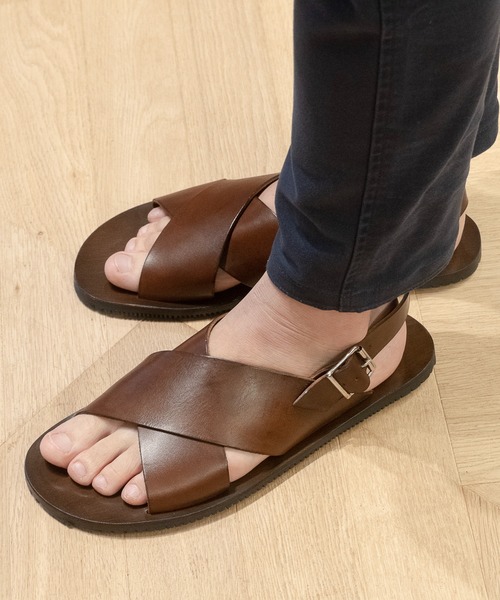 Daniele Lepori（ダニエル レポリ）の「DANIELE LEPOLI / M7162 / サンダル / DLM7162001（サンダル・メンズ・ブラック/ダークブラウン/ブラウン・40/41/42/39/43）」の17枚目の写真