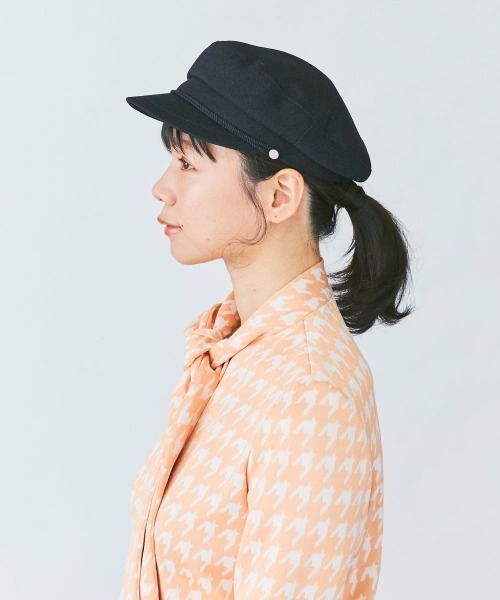 kaorinomori（カオリノモリ）の「カオリノモリ　エミリエキャス（キャスケット・レディース・ブラック/ブラウン/ベージュ・M/57.5cm）」の14枚目の写真