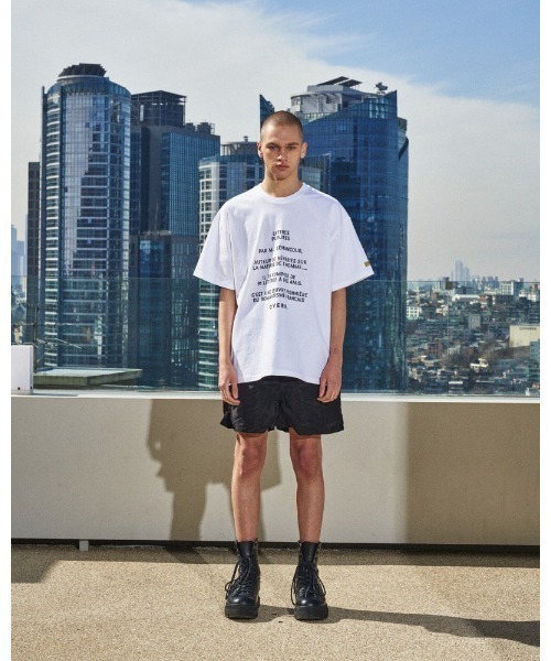 セール】【Re:one】-OVERR- OVERR LOGO T-SHIRTS(MA)（Tシャツ