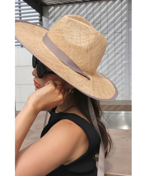 TRUNC（トランクエイティーエイト）の「WIDE BAO HAT（ハット・レディース・グレイッシュベージュ/アイボリー・FREE）」の12枚目の写真