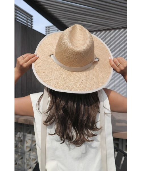 TRUNC（トランクエイティーエイト）の「WIDE BAO HAT（ハット・レディース・グレイッシュベージュ/アイボリー・FREE）」の15枚目の写真