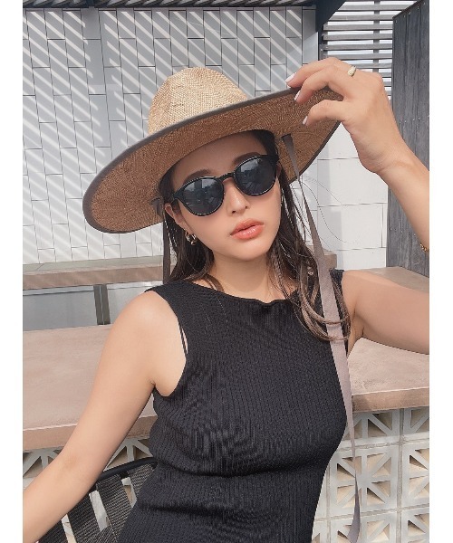 TRUNC（トランクエイティーエイト）の「WIDE BAO HAT（ハット・レディース・グレイッシュベージュ/アイボリー・FREE）」の19枚目の写真