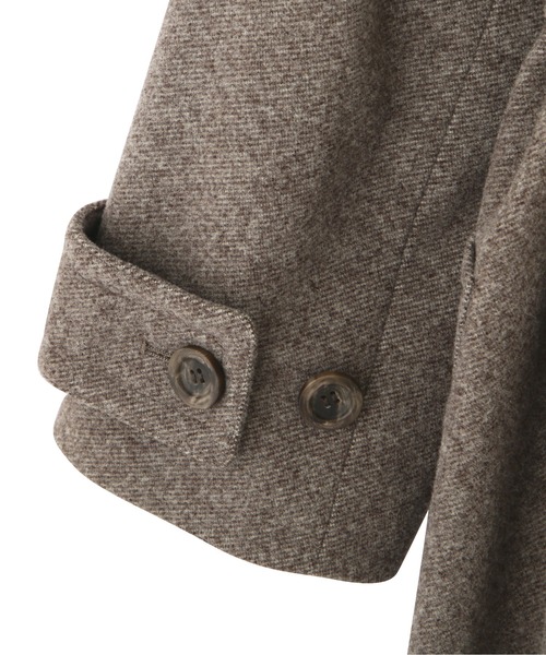 FREE'S MART（フリーズマート）の「【Sシリーズ対応】◆ロングダブルチェスターコート（チェスターコート・レディース・パープル/ブラウン/グレー・SMALL/MEDIUM）」の7枚目の写真