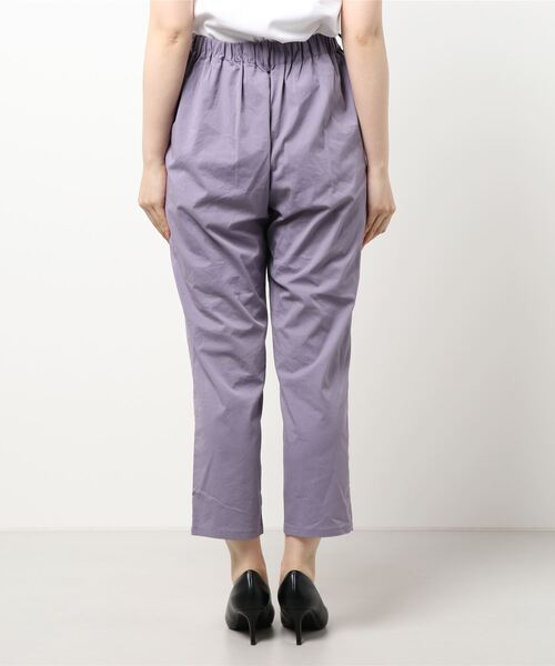 Lugnoncure（ルノンキュール）の「ストレッチツイルパンツ（その他パンツ・レディース・パープル/ブラック/ベージュ・ﾌﾘ-）」の4枚目の写真