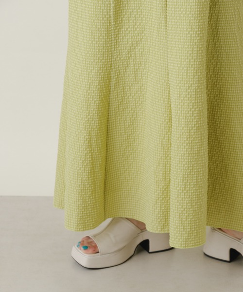 Kastane（カスタネ）の「wovenマーメイドキャミワンピース（ワンピース・レディース・ダークグリーン/パープル/グリーン/アイボリー/ブラウン・FREE）」の21枚目の写真