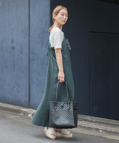 Kastane（カスタネ）の「wovenマーメイドキャミワンピース（ワンピース・レディース・ダークグリーン/パープル/グリーン/アイボリー/ブラウン・FREE）」の19枚目の写真