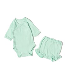 B:MING by BEAMS | B:MING by BEAMS / オーガニックコットン ロンパース＋ショーツ セット(ロンパース)