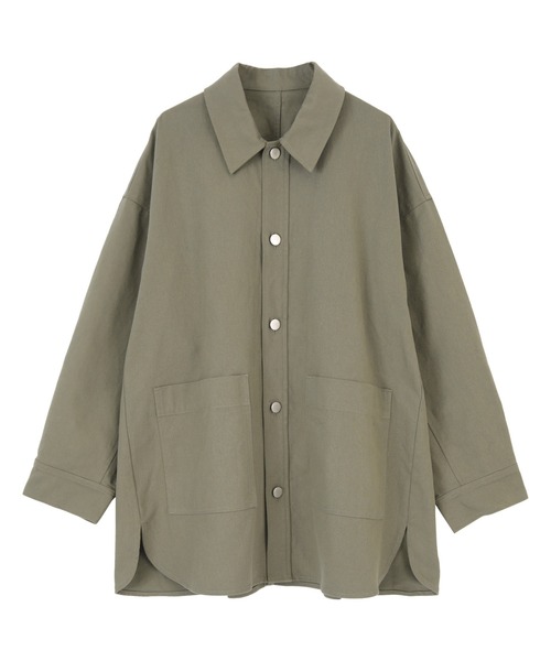 titivate(ティティベイト)の「オーバーサイズワークジャケット(その他アウター・レディース・ベージュ/カーキ/ナチュラル・M/S)」の3枚目の写真